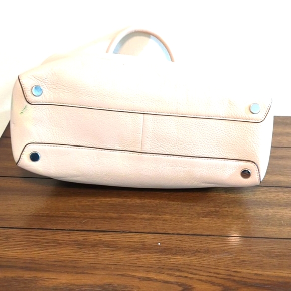 MICHAEL Kors Pebbled Leather Satchel Handbag Ballet - Picture 7 of 16